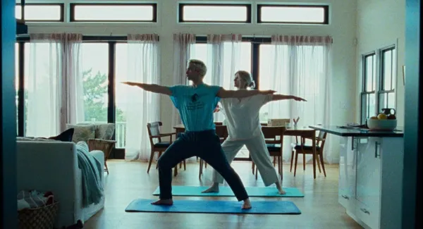 Joseph Longo with Barbara Sukowa in We're Not Done Yet