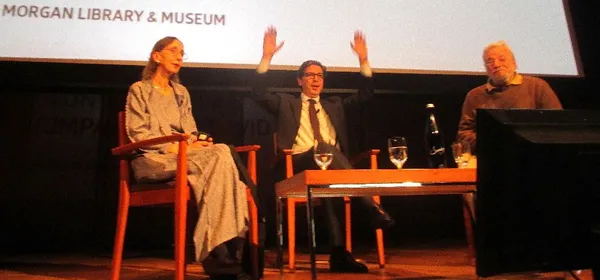 Joyce Carol Oates, Antonio Monda and Stephen Sondheim