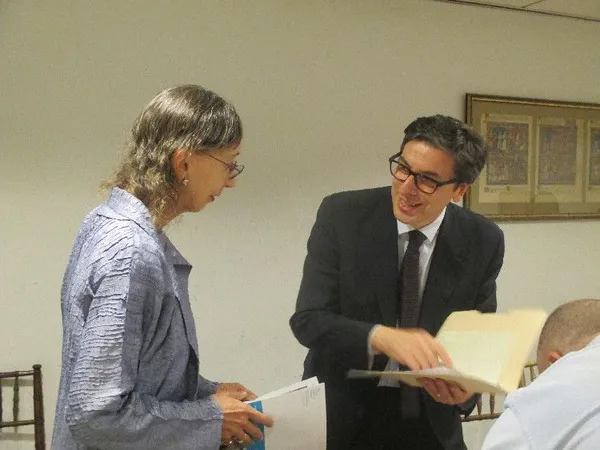 Joyce Carol Oates and Antonio Monda