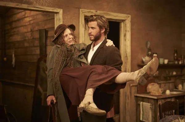 Judy Davis and Liam Hemsworth