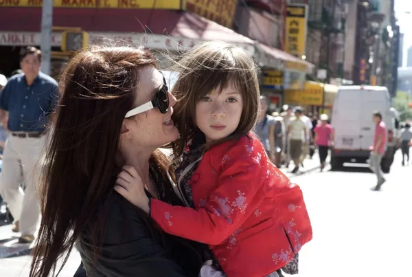 Julianne Moore with Onata Aprile
