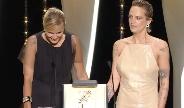 Julia Ducournau and Agathe Rousselle