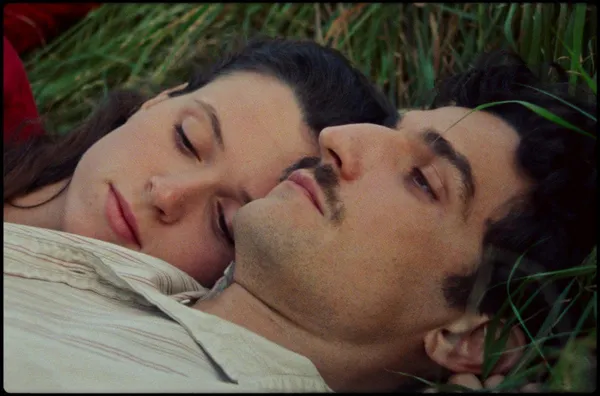 Juliette Jouan and Louis Garrel in Scarlet