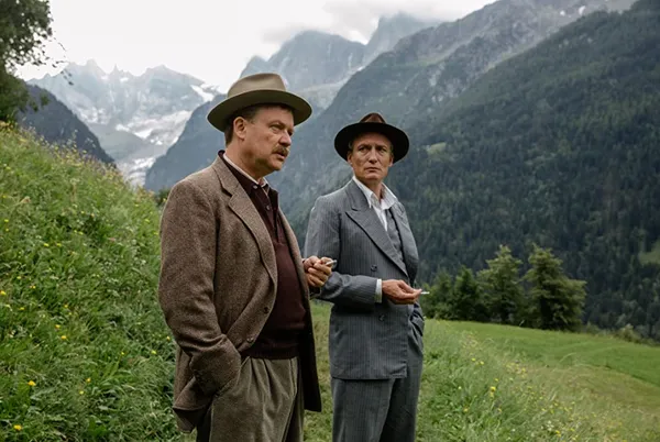 Justus von Dohnányi and Oliver Masucci in When Hitler Stole Pink Rabbit