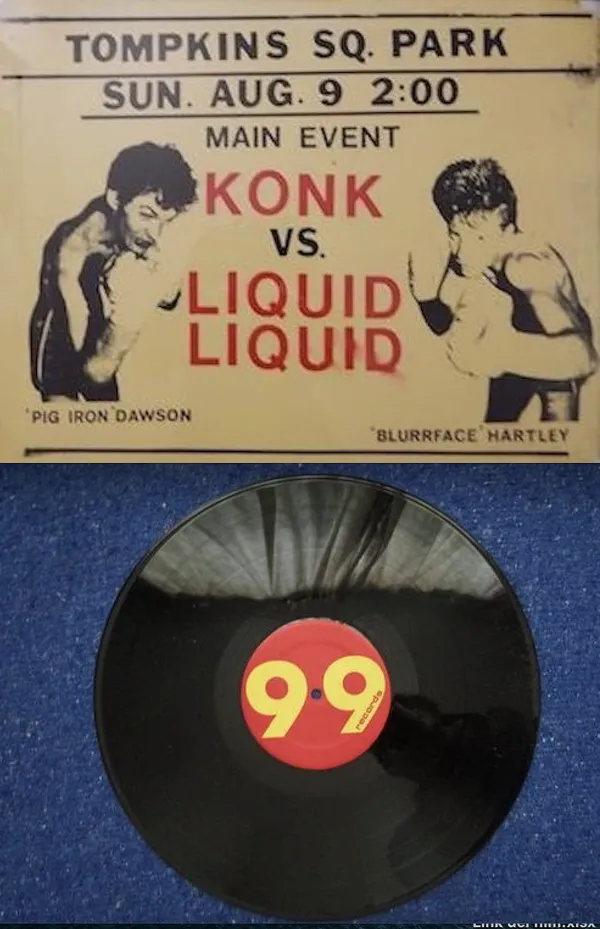 KONK vs. LIQUID LIQUID in Tompkins Square Park