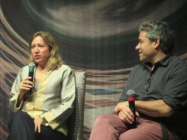 Katy Chevigny with Ross Kauffman
