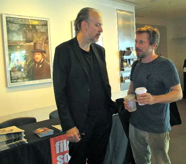 Kent Jones with Mathieu Amalric 2