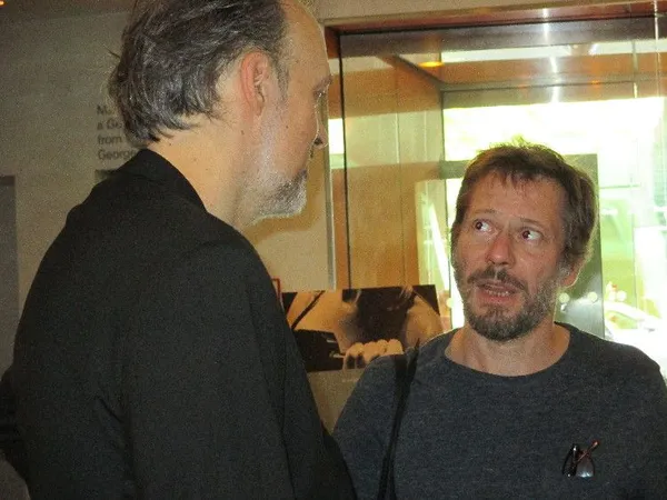 Kent Jones with Mathieu Amalric