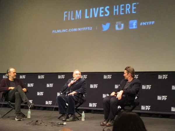 Kent Jones, Seymour Bernstein and Ethan Hawke