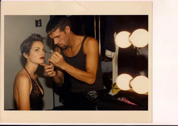 Kevyn Aucoin at work