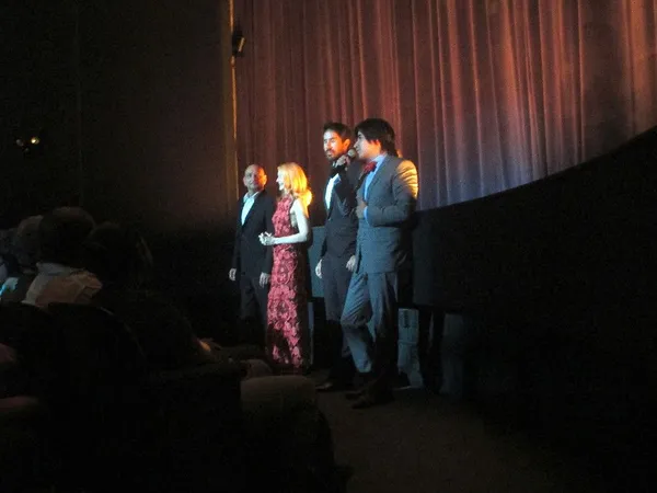 Ben Kingsley, Patricia Clarkson, Gabriel Hammond and Daniel Hammond