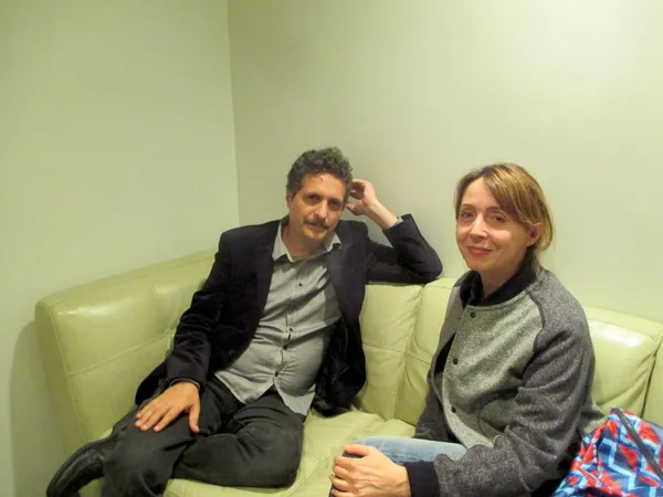 Kleber Mendonça Filho with Anne-Katrin Titze