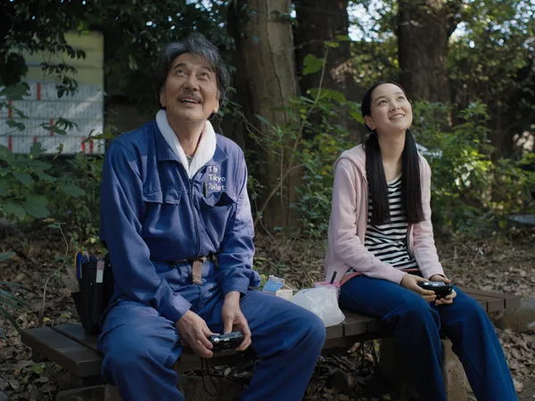 Kôji Yakusho and Arisa Nakano in Perfect Days