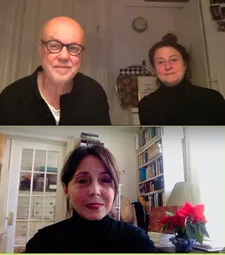Kristian Petri with Kristina Lindström and Anne-Katrin Titze on Björn Andrésen: “The scenes are like we are in a room and he is opening a door, inviting us to another room.”