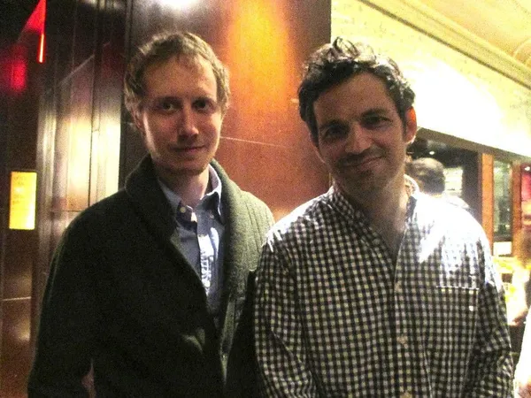 László Nemes with Géza Röhrig 2