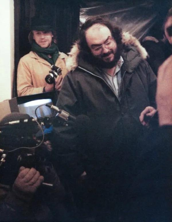 Leon Vitali with Stanley Kubrick