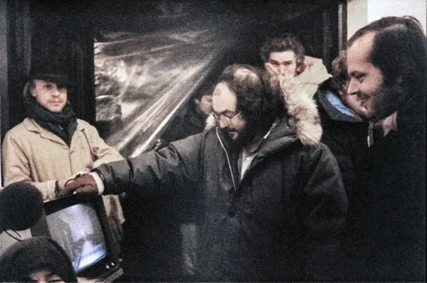 Leon Vitali with Stanley Kubrick and Jack Nicholson