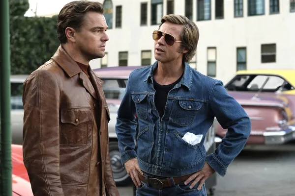 Leonardo DiCaprio and Brad Pitt in Once Upon A Time In Hollywood