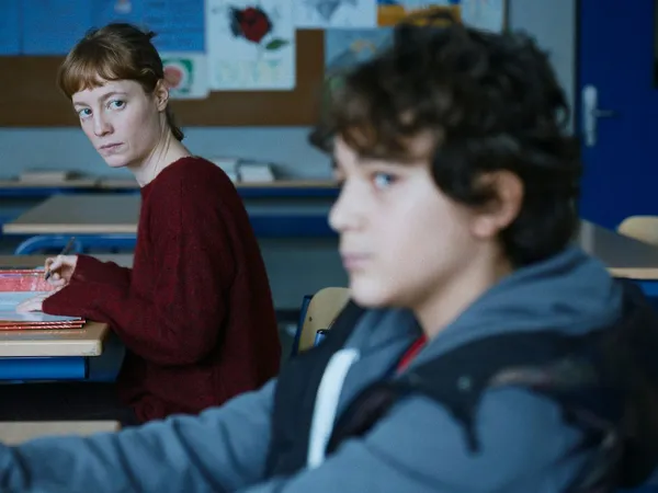 Leonie Benesch and Leo Stettnisch in The Teachers' Lounge