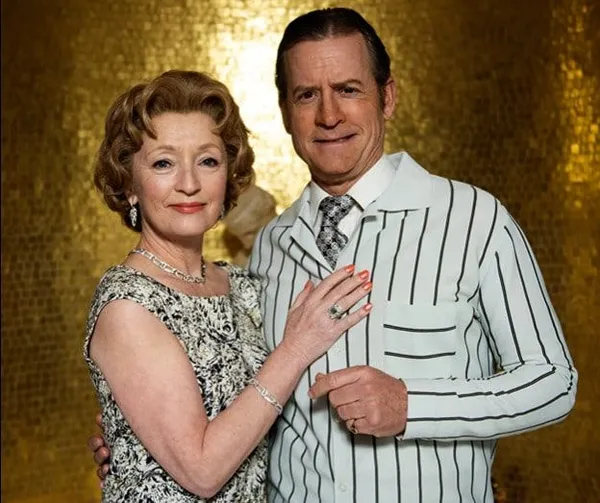 Lesley Manville and Greg Kinnear in Misbehaviour