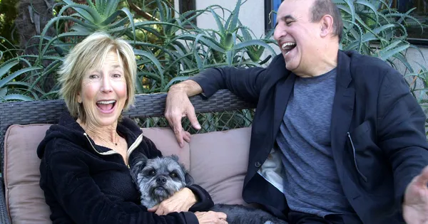 Lin Shaye and Ruben Pla in The Horror Crowd