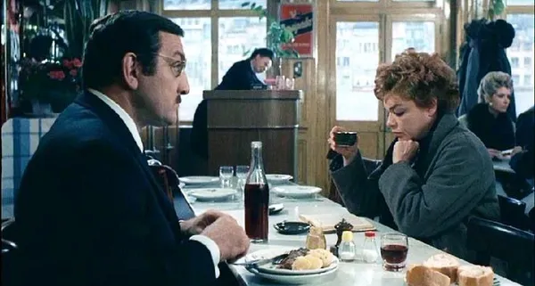 Lino Ventura and Simone Signoret in The Army Of Shadows