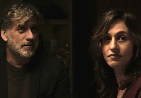 Lior Ashkenazi and Sarah Adler in Foxtrot 2