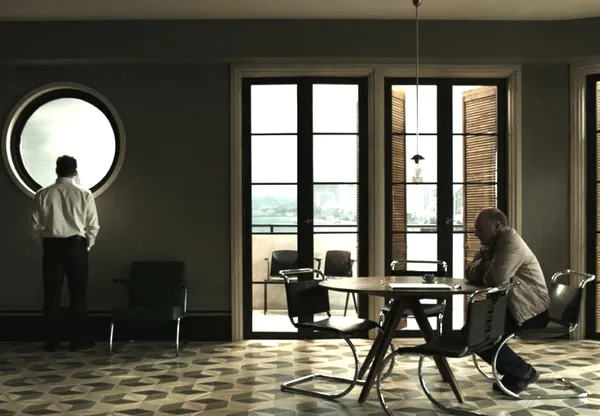 Lior Ashkenazi and Yehuda Almagor in Foxtrot