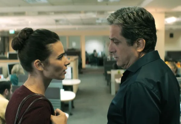 Liron Ben-Shlush and Menashe Noy in Working Woman 2