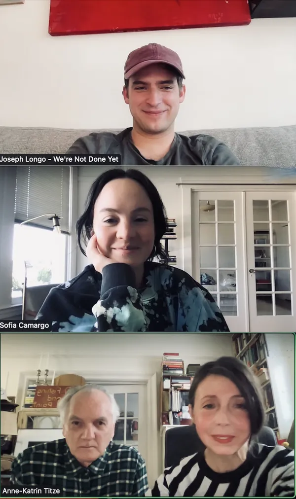 Joseph Longo with Sofia Camargo, Ed Bahlman and Anne-Katrin Titze