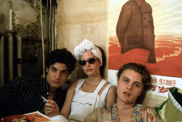 Louis Garrel, Eva Green and Michael Pitt in The Dreamers