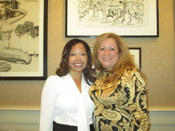 Lucy McBath with Abigail Disney