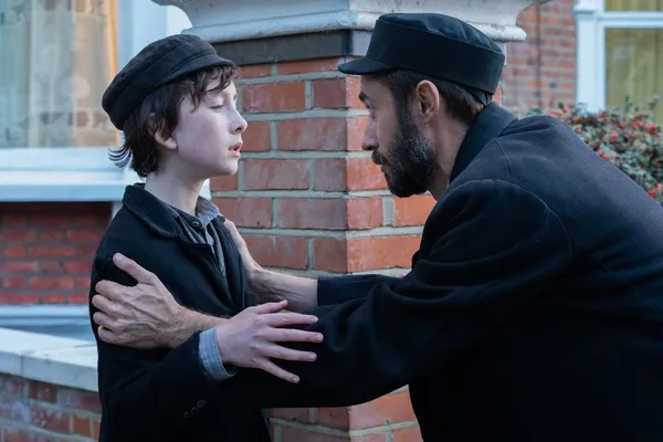 Luke Doyle and Jakub Kotynski in The Song Of Names
