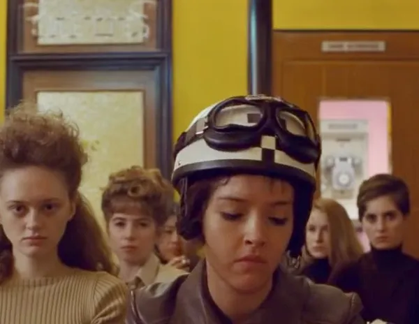 Lyna Khoudri in Wes Anderson’s The French Dispatch