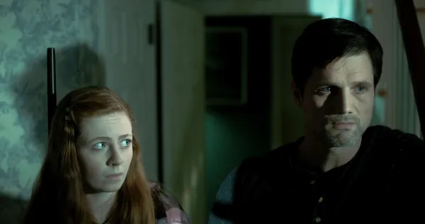 Clare Foley and Jason Alan Smith in The Changed