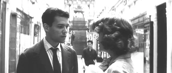 Marc Michel and Anouk Aimée in Lola