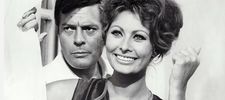 Marcello Mastroianni with Sophia Loren in Vittorio De Sica’s Yesterday, Today And Tomorrow