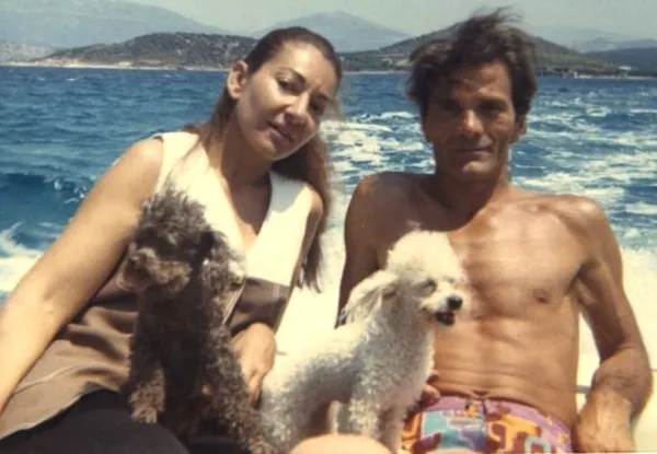 Maria Callas with Pier Paolo Pasolini
