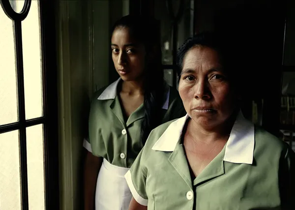 María Mercedes Coroy and María Telón in La Llorona