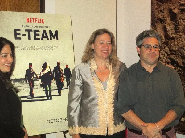 Marilyn Ness, Katy Chevigny and Ross Kauffman