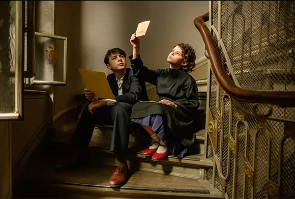 Marinus Hohmann and Riva Krymalowski in When Hitler Stole Pink Rabbit
