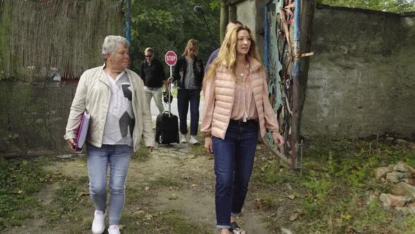 Marlis Schüler with Beth Lane in Worin, Germany