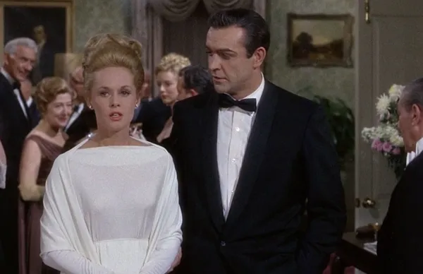 Tippi Hedren and Sean Connery in Marnie