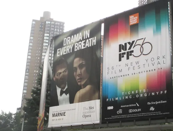Marnie 56th New York Film Festival billboard
