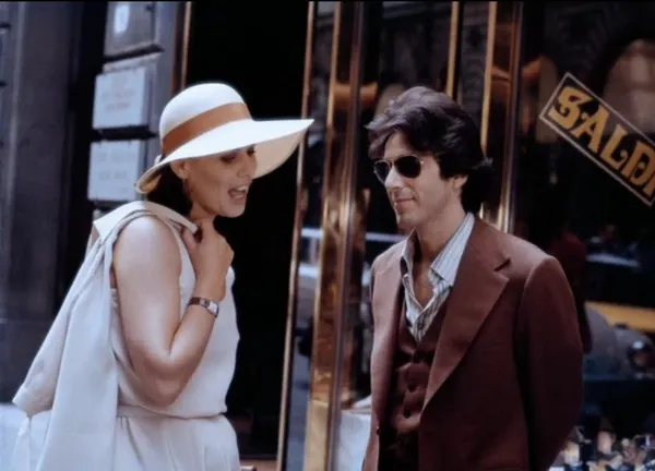 Marthe Keller with Al Pacino