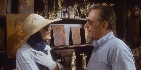 Marthe Keller and William Holden in Fedora