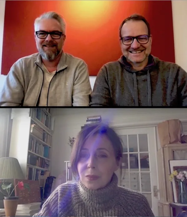 Martin Strange-Hansen with Kim Magnusson and Anne-Katrin Titze