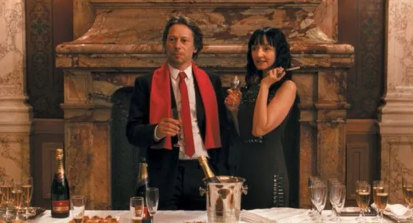 Mathieu Amalric and Maria de Medeiros