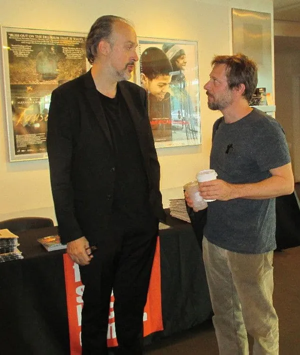 Mathieu Amalric and Kent Jones