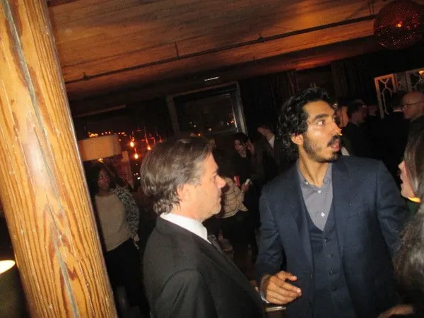 Matt Brown with Dev Patel